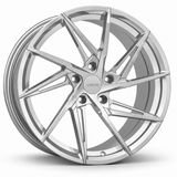 MRR F114 forged wheel in Silver with matching Silver MRR center cap