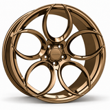 MRR F116 forged wheel in Gloss Bronze with matching Gloss Bronze MRR center cap