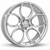 MRR F116 forged wheel in Silver with matching Silver MRR center cap