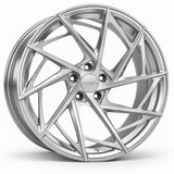 MRR F118 forged wheel in Brushed Clear with matching Brushed Clear MRR center cap