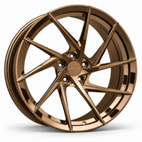 MRR F121 forged wheel in Gloss Bronze with matching Gloss Bronze MRR center cap