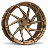 MRR F121 forged wheel in Matte Bronze with matching Matte Bronze MRR center cap