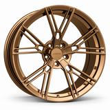 MRR F125 forged wheel in Gloss Bronze with matching Gloss Bronze MRR center cap