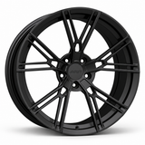 MRR F125 forged wheel in Matte Black with matching Matte Black MRR center cap