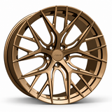 MRR F134 forged wheel in Gloss Bronze with matching Gloss Bronze MRR center cap