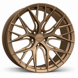 MRR F134 forged wheel in Matte Bronze with matching Matte Bronze MRR center cap
