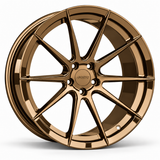 MRR F135 forged wheel in Gloss Bronze with matching Gloss Bronze MRR center cap