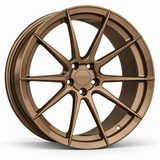 MRR F135 forged wheel in Matte Bronze with matching Matte Bronze MRR center cap