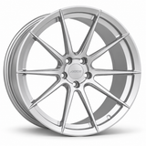 MRR F135 forged wheel in Silver with matching Silver MRR center cap