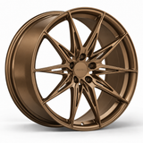 MRR F144 forged wheel in Matte Bronze with matching Matte Bronze MRR center cap