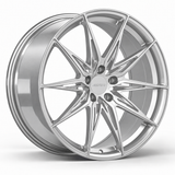 MRR F144 forged wheel in Silver with matching Silver MRR center cap