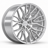 MRR F145 forged wheel in Silver with matching Silver MRR center cap