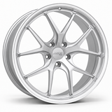 MRR F101-L forged wheel in Silver, three-quarter angled view