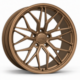 MRR F103-L forged wheel in Matte Bronze, angled view