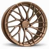 MRR F106 forged wheel in Matte Bronze finish, source-matched angled view