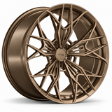 MRR F164 monoblock forged wheel, Matte Bronze, angled view