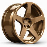 MRR F179 forged wheel in Gloss Bronze finish, three-quarter angle view