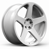 MRR F179 forged wheel in Original Gray finish, three-quarter angle view
