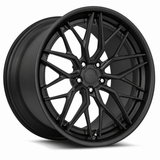 NES FG-X (TWO PIECE) in Matte Black with matching center cap