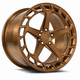 NES ZO-02 in Gloss Bronze with matching center cap